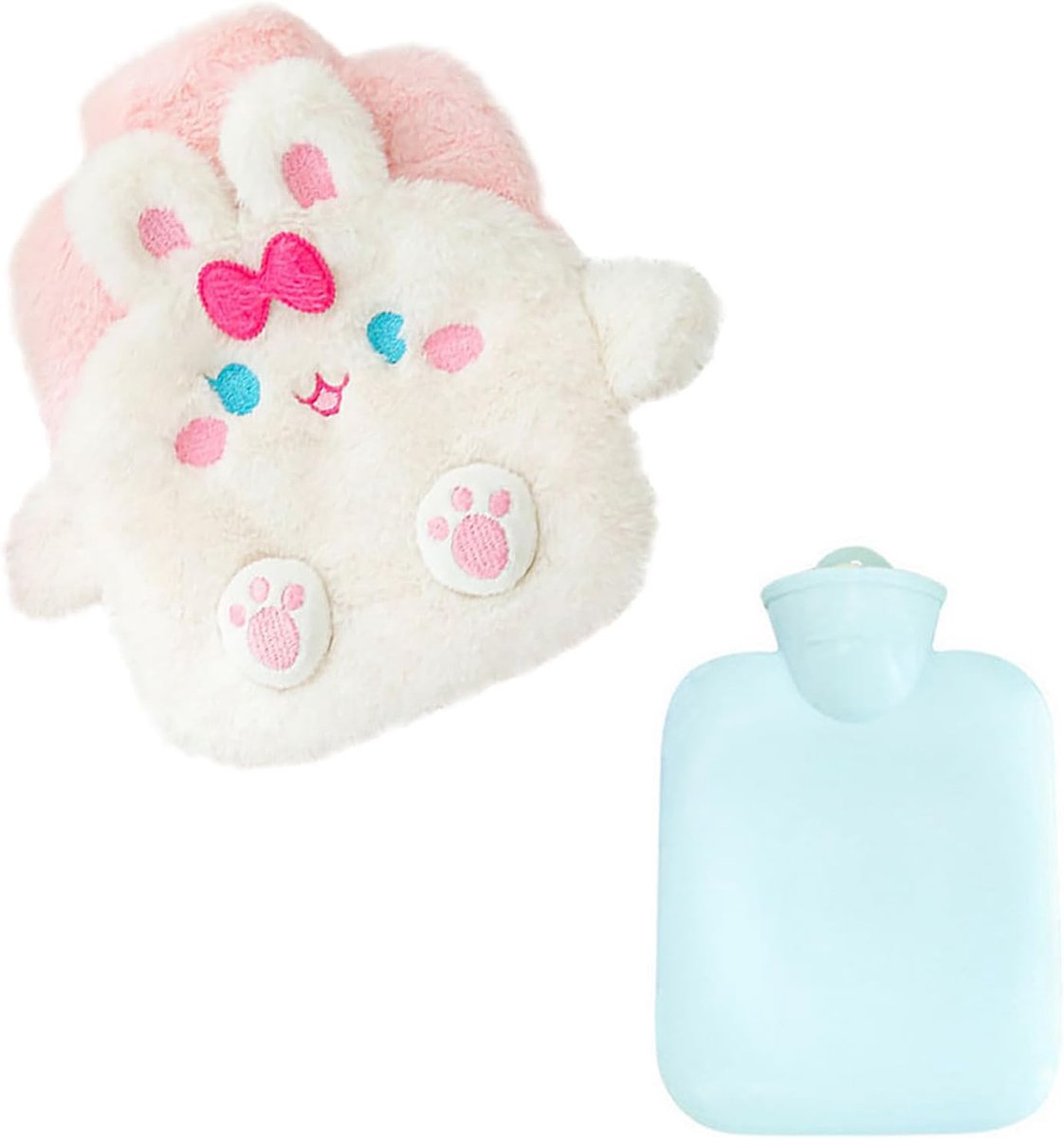 SnelShoppen - Plush Jug Rabbit Schattige Warmwaterkruik voor Kinderen - 500ml - Perfect voor Koude Weer - Ideaal Cadeau voor Familie en Vrienden - Din