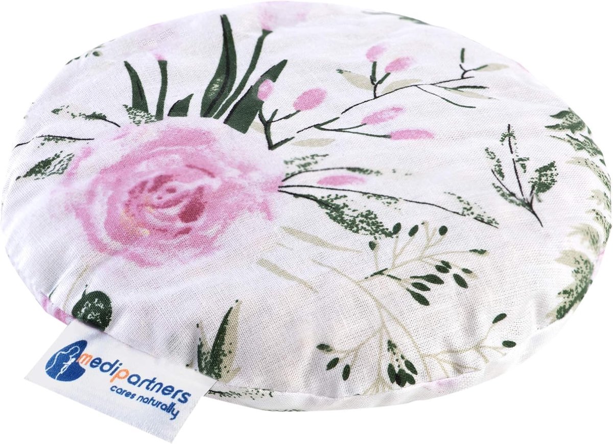 SnelShoppen - Cherry Stone Pillow Warmtekussen voor Baby's 180g Rond 15cm Eco Natuur 100% Katoen Therapeutisch Warm en Koud Massage Kussen