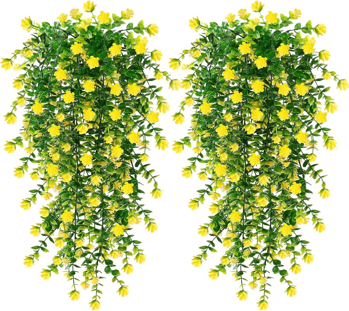 SnelShoppen - 6 Pcs Kunstmatige Hangende Bloemen, UV Bestendige Nepplanten, Eucalyptus Boeket, Kunstbloemen voor Tuin, Muur, Hek, Trouwerij, Balkon, B