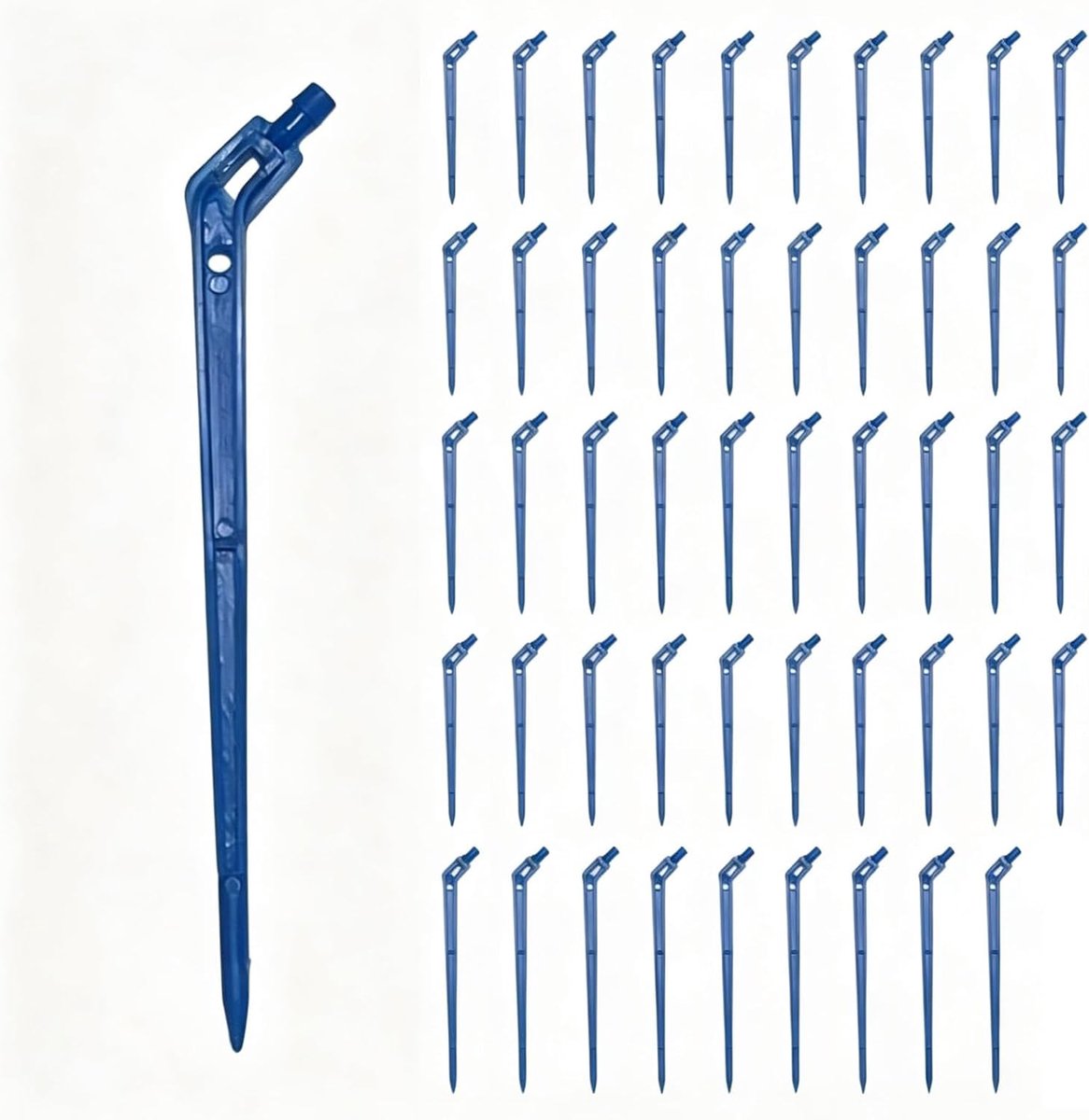 SnelShoppen - Drip Irrigation Drip Pegs 10 cm voor 4/7 mm Drip Irrigation System - 50 Stuks - Efficiënte Tuinirrigatie - Micro Irrigatie