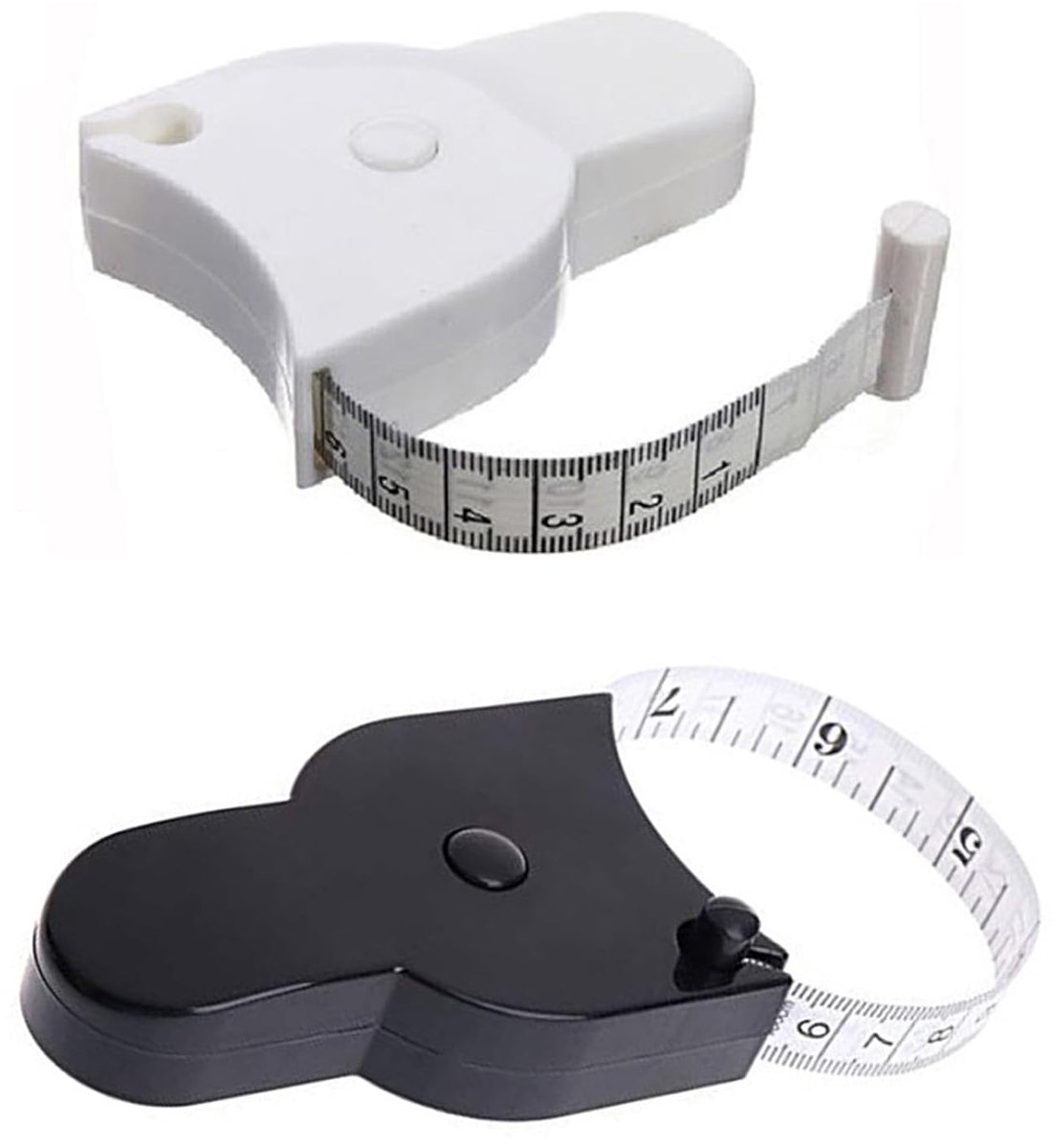 SnelShoppen - Tape Meet for Body - Dubbelzijdige Meetlat - PVC Fiberglass - Sterk en Duurzaam - 60 inch / 150 cm - Ideaal voor Gewicht verliezen en Kl