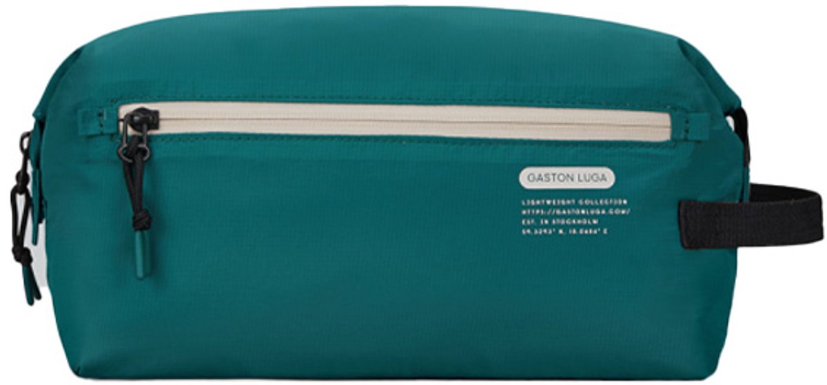 Gaston Luga Lightweight Washbag - Petrol