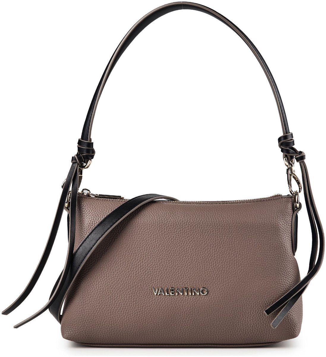 VALENTINO schoudertas Fiamma Re Shoulder Bag Taupe / Nero