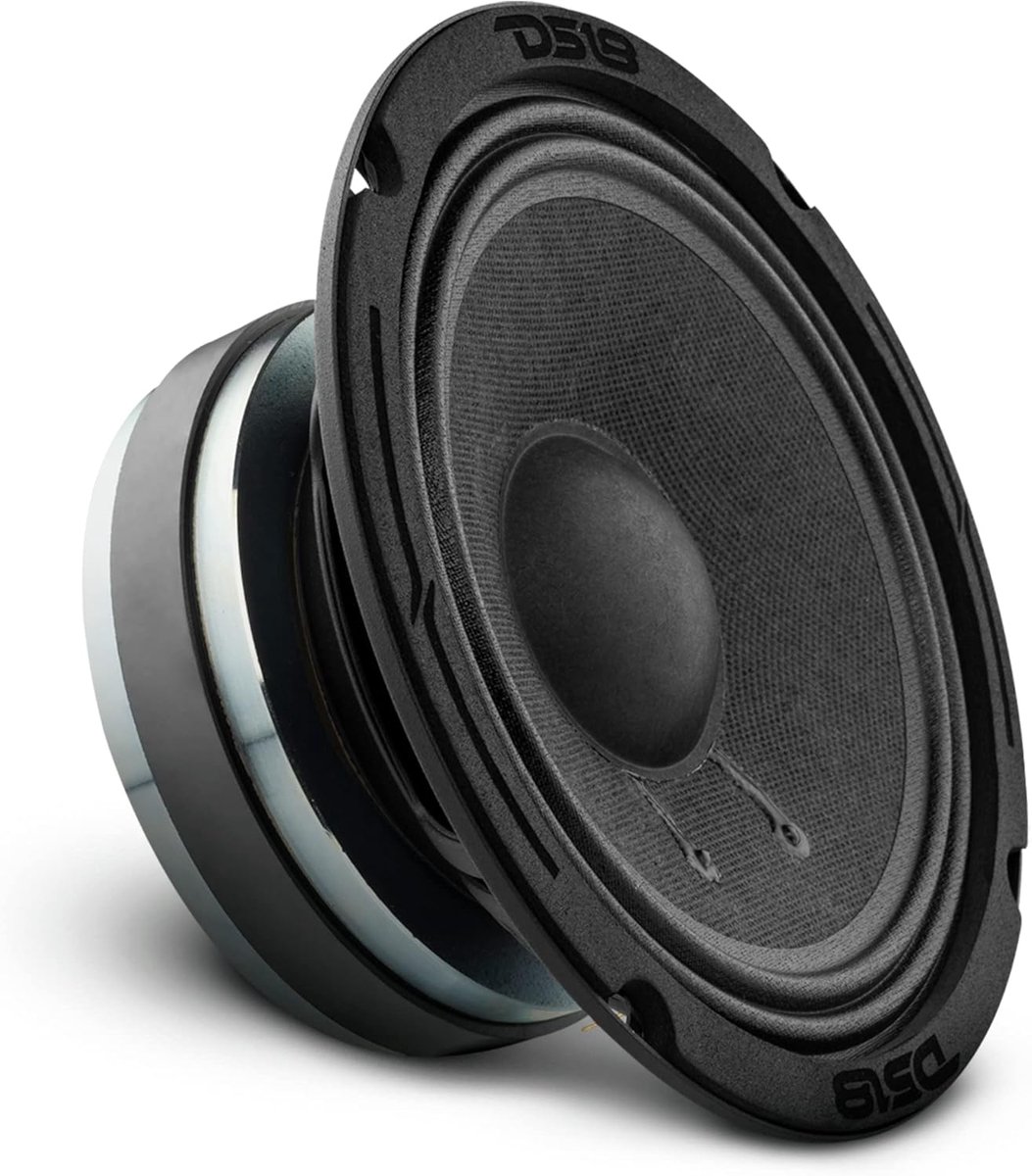 SnelShoppen - Professionele 6,5" Mid-Bass Luidspreker 16,5 cm 150 Watt RMS 300 Watt Max 4 Ohm 96 dB Voor Auto Deuren 1 Stuk