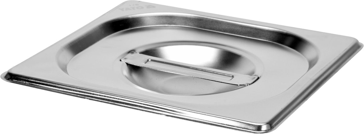 YATO Professioneel Gastronorm Deksel GN 1/6 – Hoogwaardig RVS 201 – Matte Afwerking – Temperatuurbestendig -40°C tot +300°C – Duurzaam GN Deksel voor Horeca & Catering