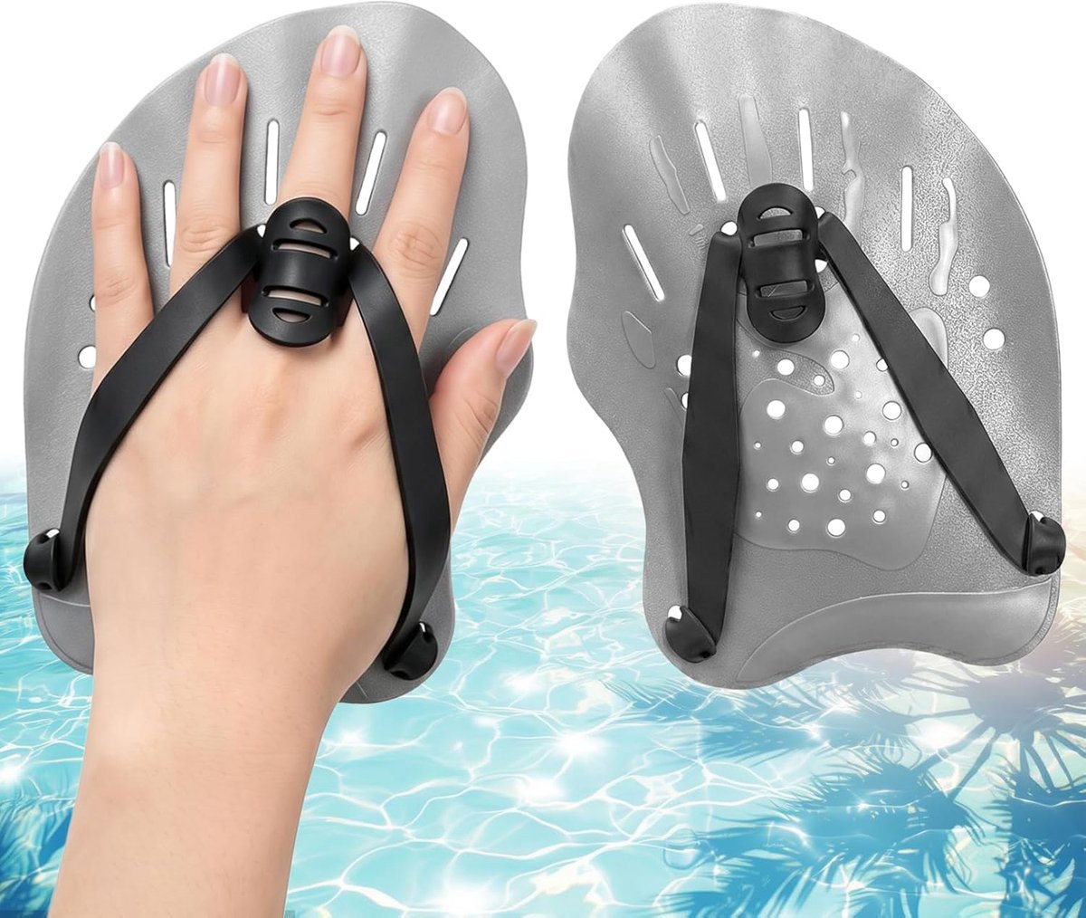 Thijox - Handpeddel voor zwemmers - Verbeter je zwemtechniek, ideaal voor training, 1 stuk, lichtgewicht, duurzaam materiaal, perfect voor volwassenen