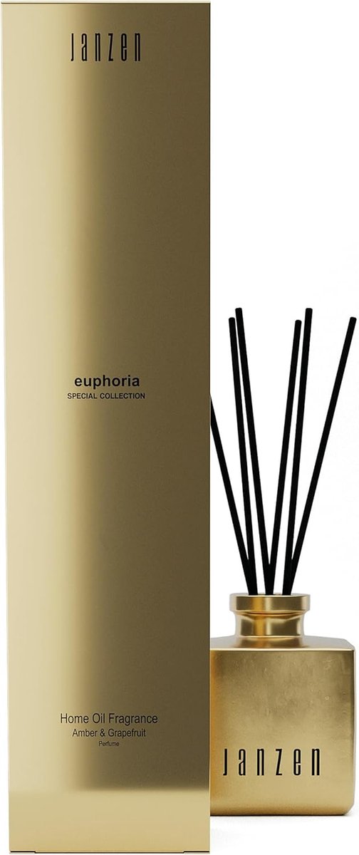 SnelShoppen - Home Fragrance Sticks Euphoria Geurverspreider, Aromatische Geuren voor Thuis, 100ml, Luxe, Decoratief, Ideaal voor Woonkamer, Slaapkame