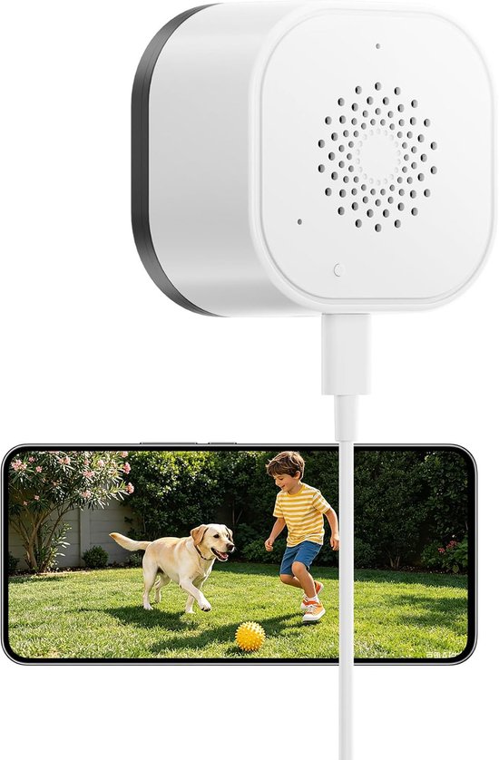 SnelShoppen - 3MP Raamcamera WiFi Bewakingscamera Binnen Buiten - 2,4/5 GHz, Kleurennachtzicht, Bewegingsdetectie, Anti-Reflectie, Cloud/SD Geheugen van Snelshoppen — afbeelding 2