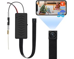 SnelShoppen - WiFi Hidden Camera 5G Mini Draadloze Spy Camera 1080P, Discreet Micro Camera met Bewegingsdetectie en TuyaSmart App voor iPhone en Andro