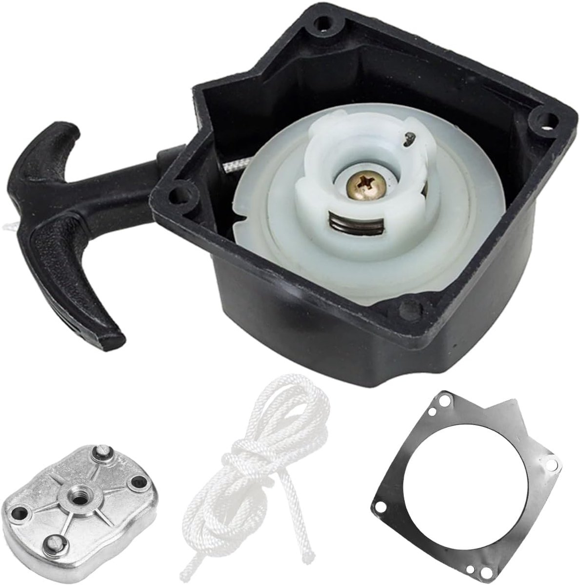 SnelShoppen - Universele Recoil Starter Pull Start 67mm voor Benzine Bosmaaier Grastrimmer Heggenschaar Grasmaaier voor 43cc 47cc 49cc Motoren