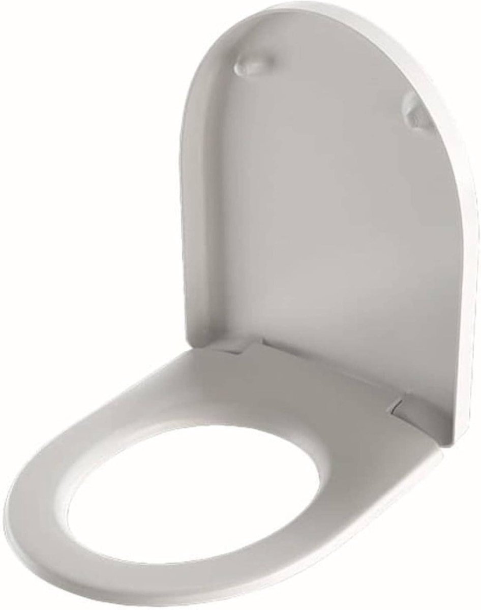 Toiletzitting - WC bril - Badkamer vernieuwen - Bevestiging van bovenaf - 478 cm - Wit