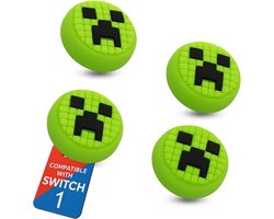 Thijox - 4X Joystick Doppen voor Nintendo Switch, Switch Lite, OLED & Steam Deck - Duimgrips & Doppen Accessoires - Verbeter Grip & Comfort - Ideaal v