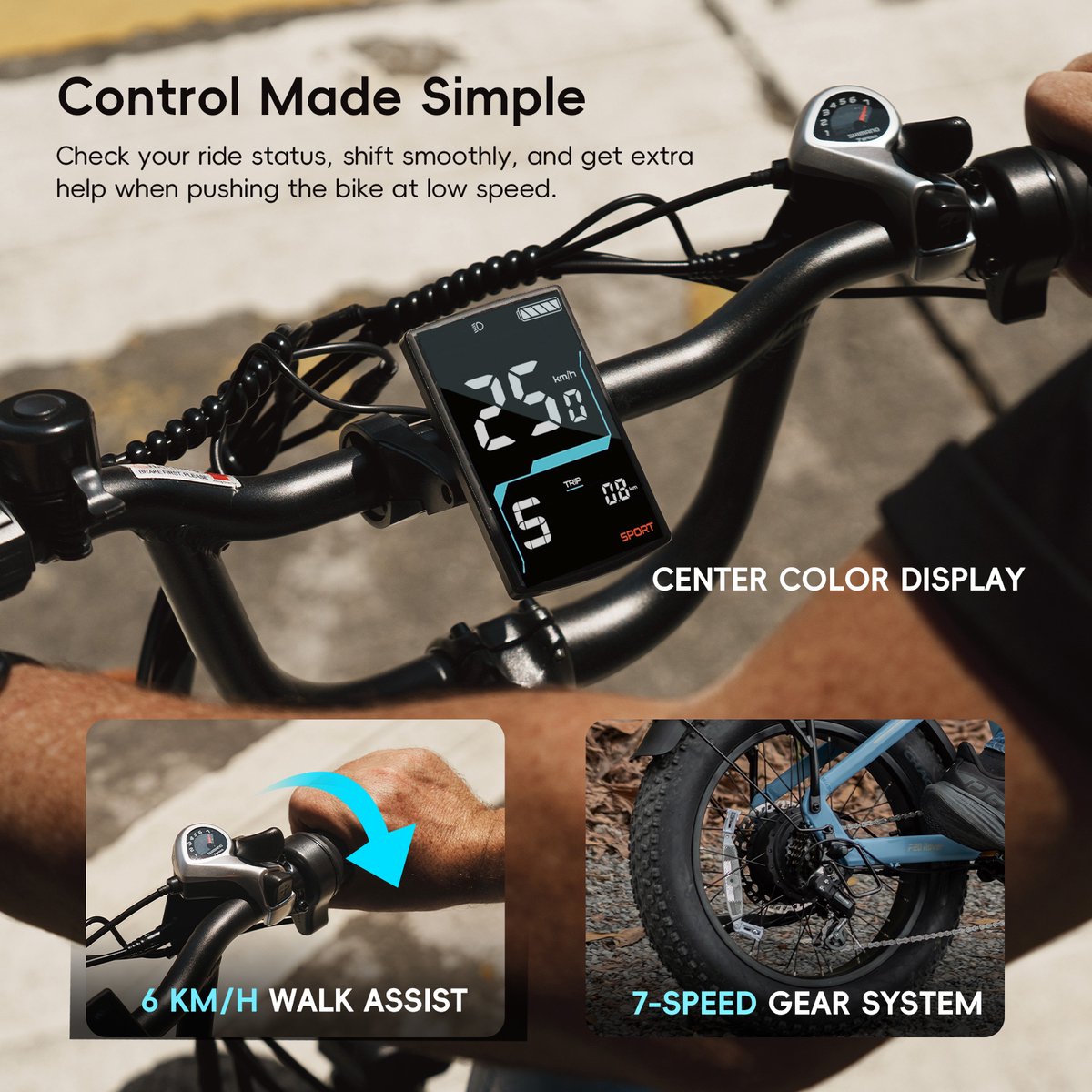 FAFREES F20 Rover Compacte Fat-Tire E-Bike thumbnail 2