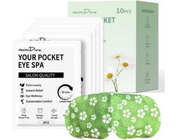 SnelShoppen - Minidiva Stoom Oogmasker voor Droge Ogen - Warm Zelfverwarmend Oogmasker - Kamille Geur - Ideaal voor Ontspanning en Slaap - 30 Stuks