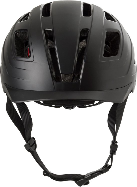 AGU Cit-E - Fietshelm - Unisex - 59-61cm - LED-achterlicht - Direct-Dial - Met klep - 13 Ventilatieopeningen - Zwart van AGU — afbeelding 4