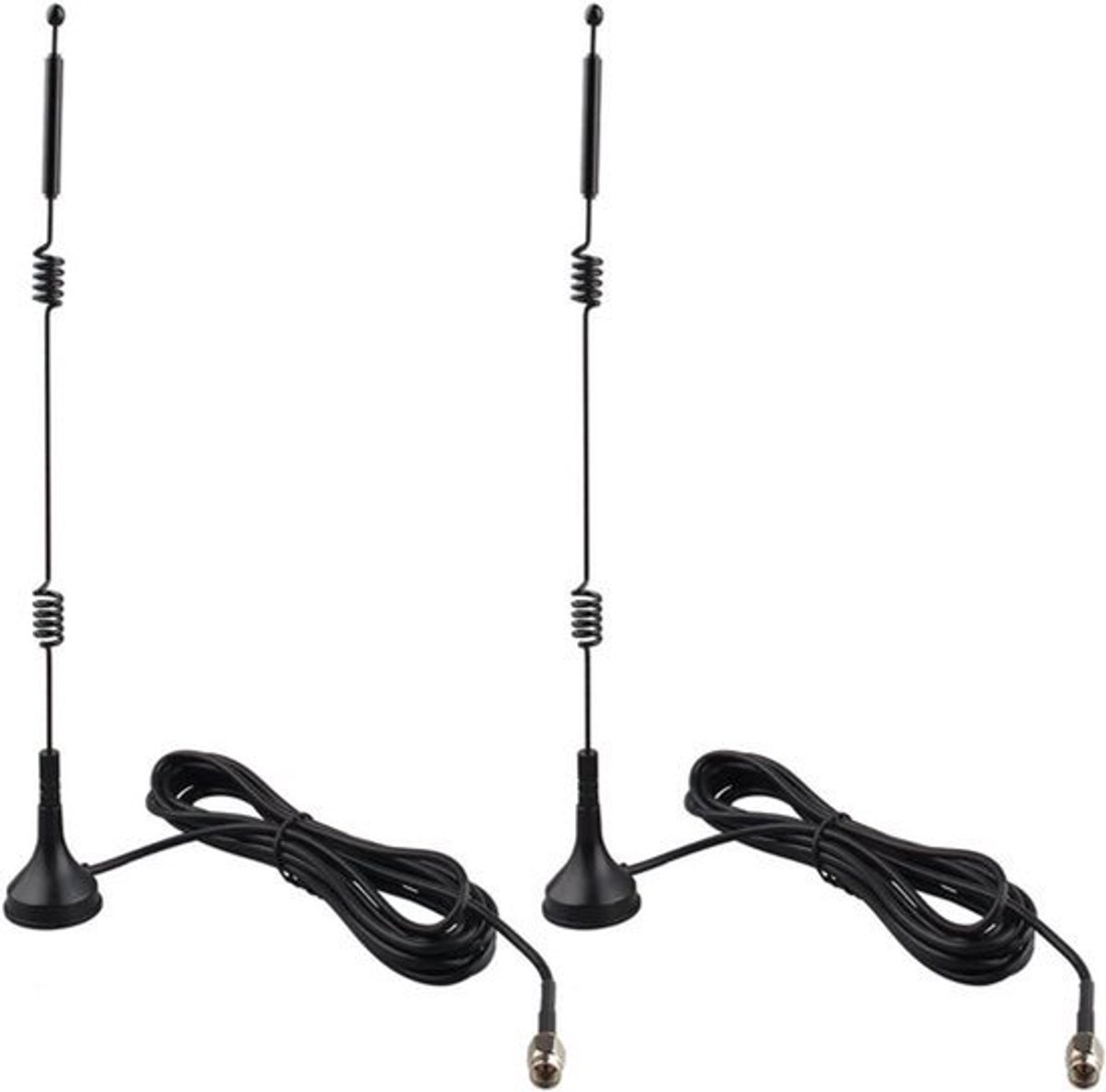 2 Stuks Dual Band 24GHz 5GHz 58GHz 12dBi SMA Mannelijke MIMO Omnidirectionele Wifi Antenne