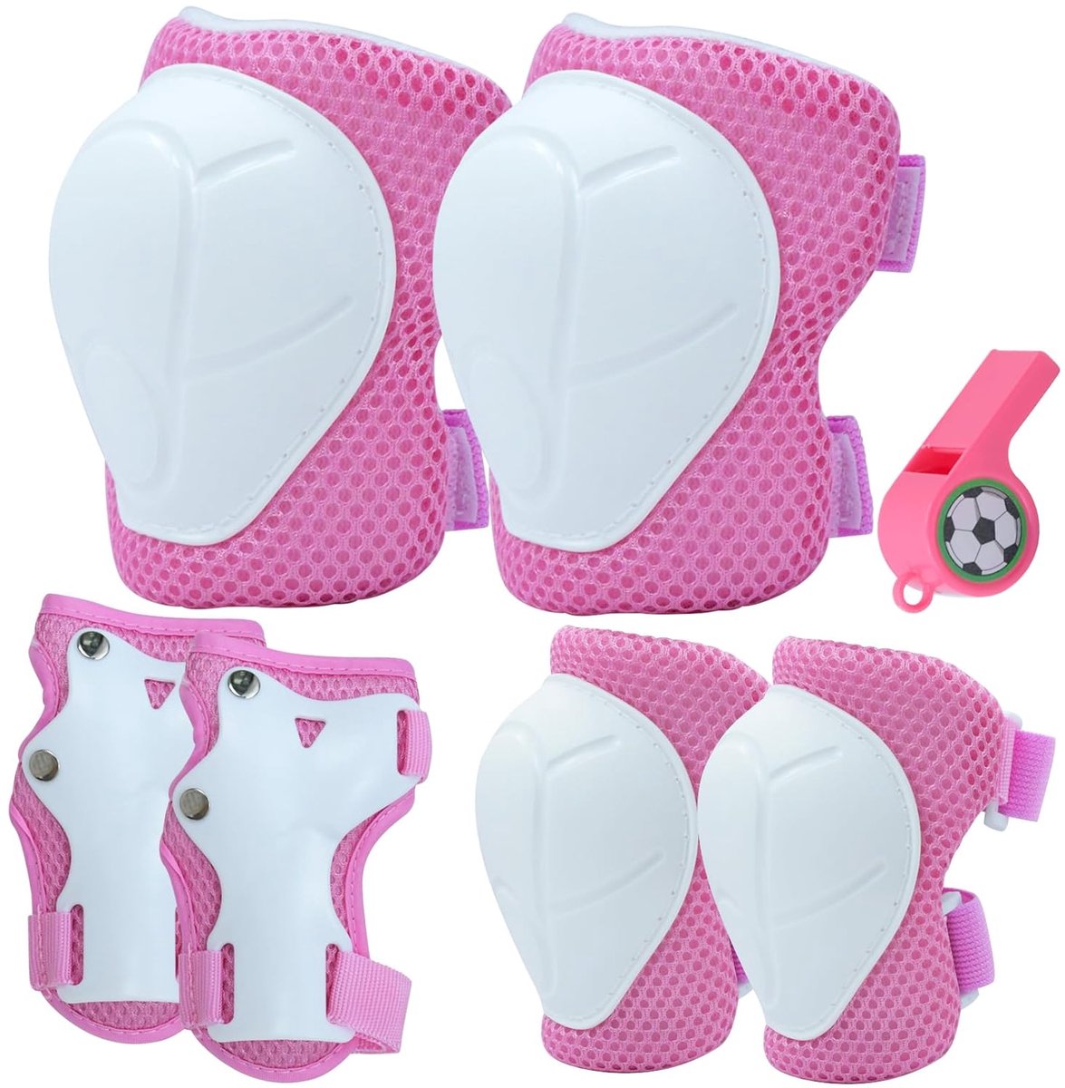 Kinder Beschermset - Skatebeschermers - Veilig Sporten - 6-delige Set - 3-8 Jaar - Roze