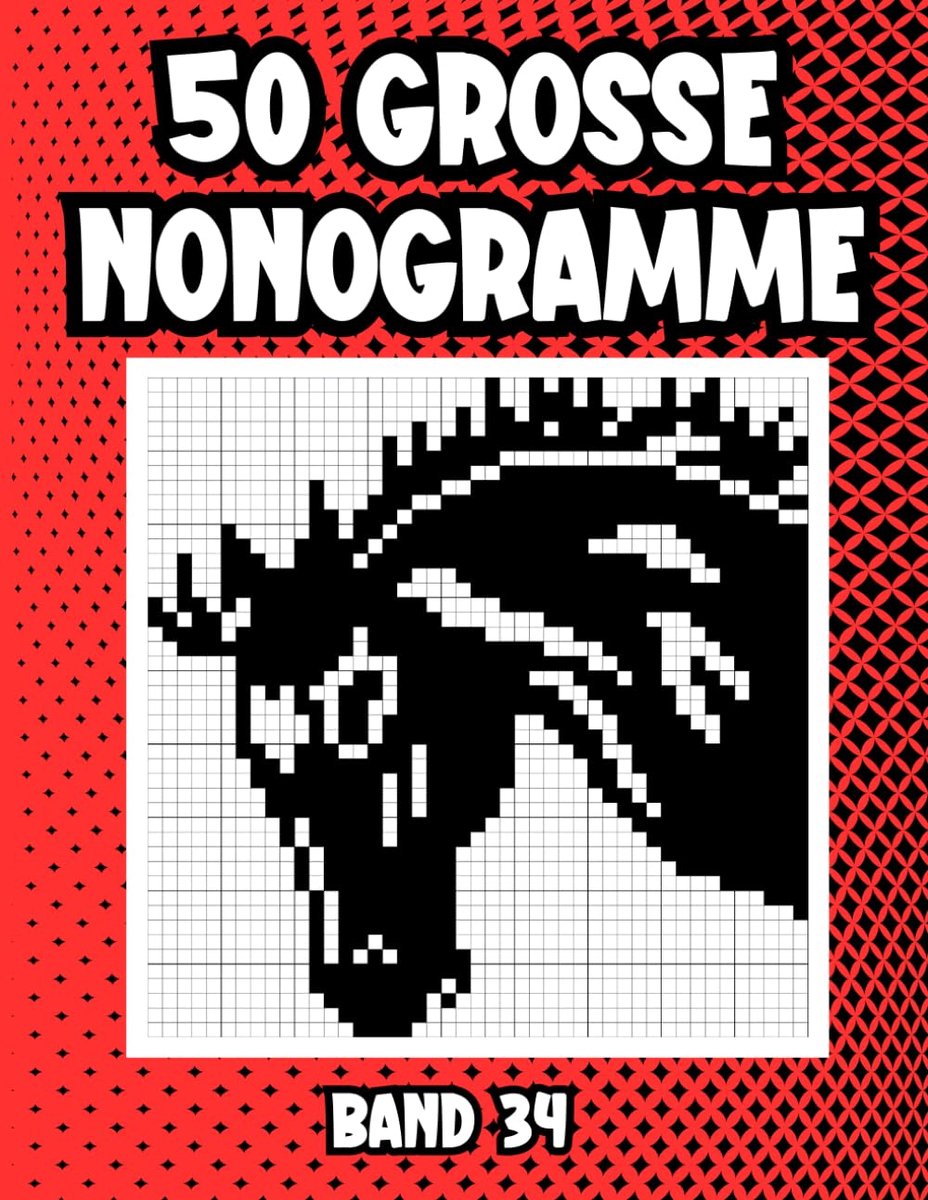 SnelShoppen - 50 Grote Nonogrammen Band 34 - Logische Japanse Puzzels voor Beginners en Professionals - Uitdagende Breinbrekers voor Thuis en Reizen