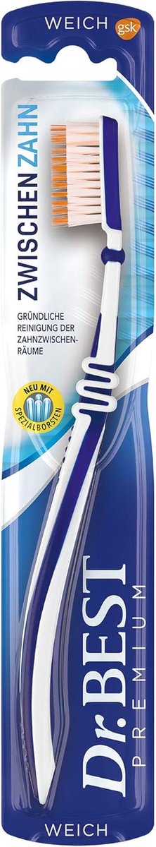 SnelShoppen - Interdentale Borstels Soft - Grondige Reiniging Tussen Tanden - Speciale 2-Componenten Haren - 1 Stuk - Perfect voor Plaque Verwijdering