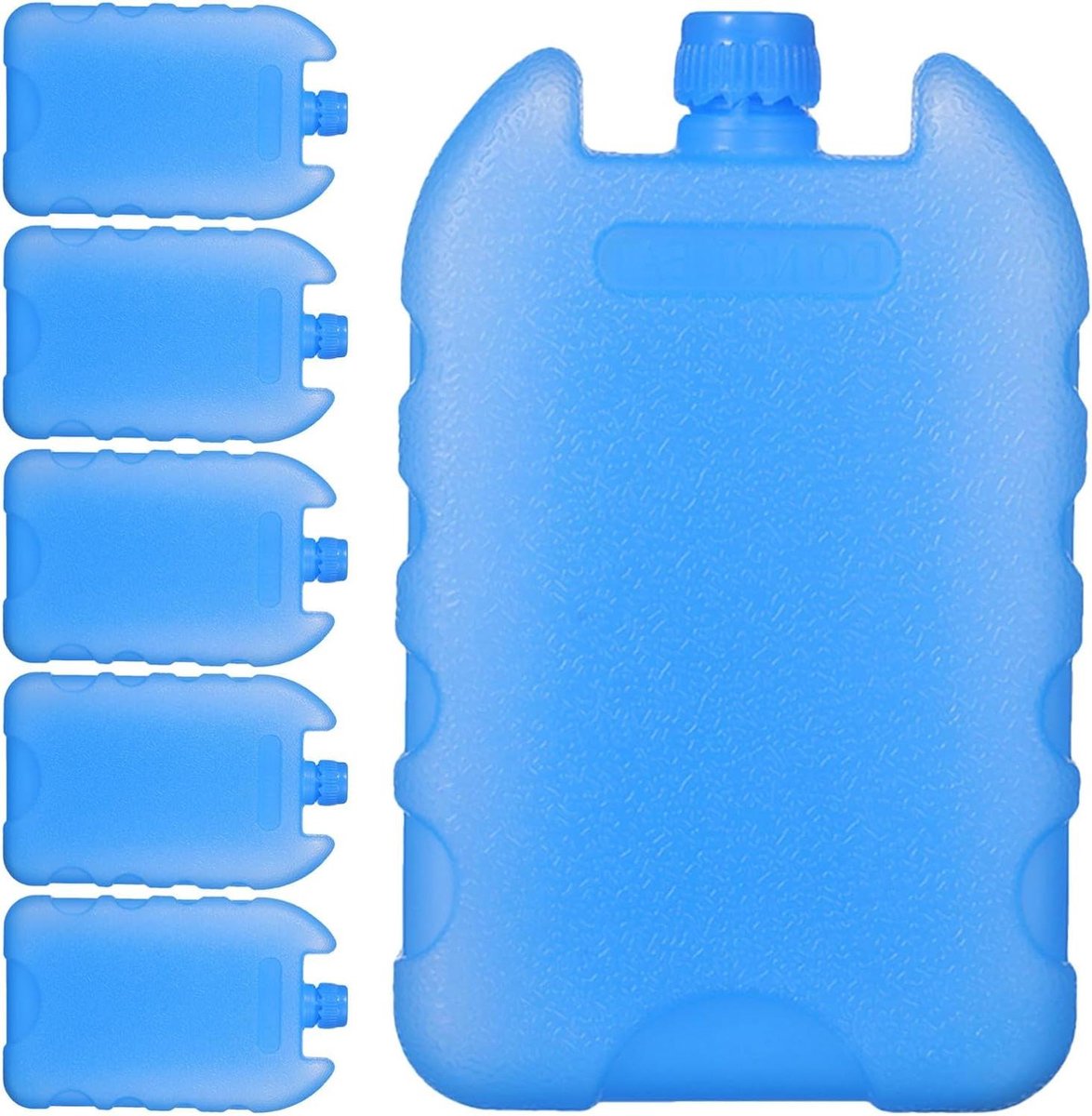 Herbruikbare Ijsblokken - Koelpacks - Lokale Koeling - Duurzaam Koelmiddel - 6 Stuks - Blauw