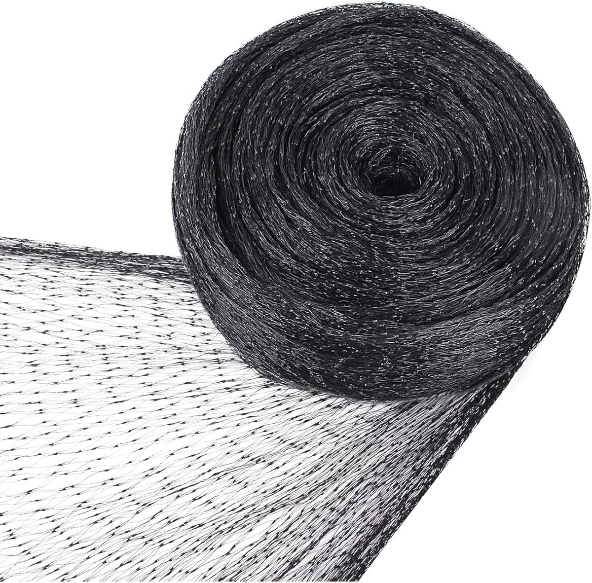 SnelShoppen - Bird Protection Net 10x2m - Zwart Tuin Net voor Balkon, Fruit en Groenten Bescherming tegen Vogels
