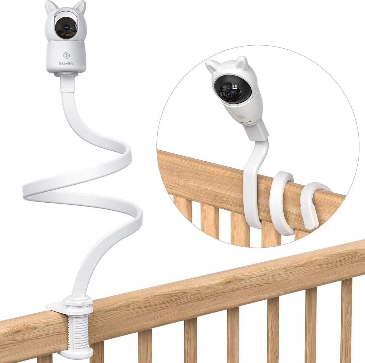 SnelShoppen - CZEview Babyfoon-Camerastandaard voor BM2, BM2 PRO en BM6 - Stevige, Verstelbare Babyfoonstandaard - Ideaal voor Thuisgebruik en Op Reis