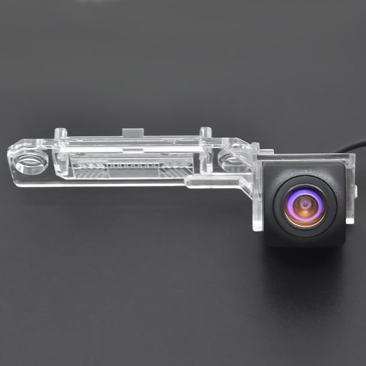 SnelShoppen - AHD Fisheye-lens Achteruitrijcamera voor VW Transporter T5 T30 Caddy Passat B5 Touran Jetta - 170° Kijkhoek, 6m Videokabel, Kunststof en