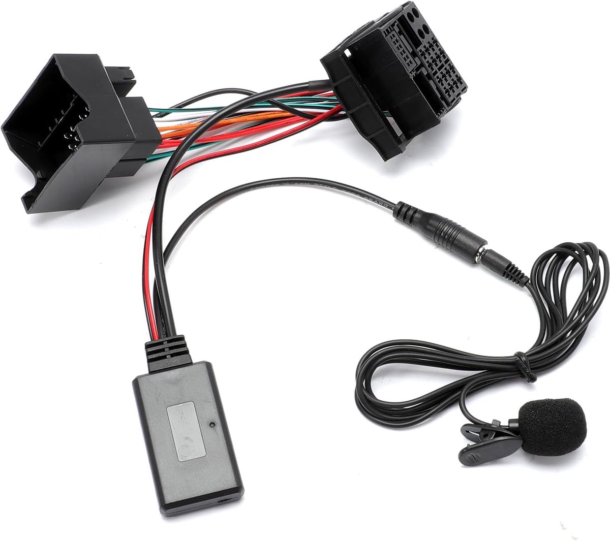SnelShoppen - Aux Bluetooth 5.0 Audio Adapter met Microfoon voor Z4 E85 E86 X3 E83 Mini Cooper R50 S R53 JCW - Hoogwaardige ABS, Plug and Play, Duurza