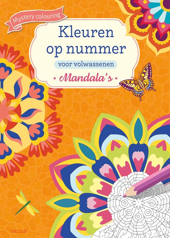Kleuren op nummer voor volwassenen - Mandala's - cover