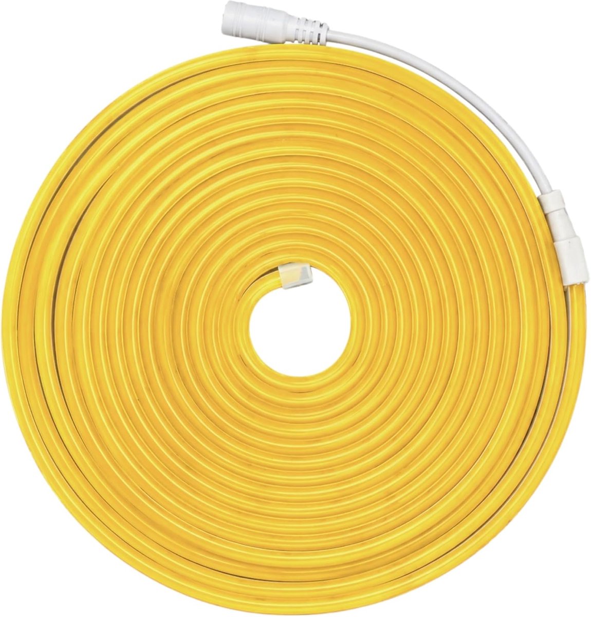 SnelShoppen - Flexibele Neon LED-Lichtstrip 12V, 5M, 120 LEDs/m, Knipbaar Elke 2,5 cm, Gele Decoratie voor Binnen en Buiten, Perfect voor Thuis, Feest