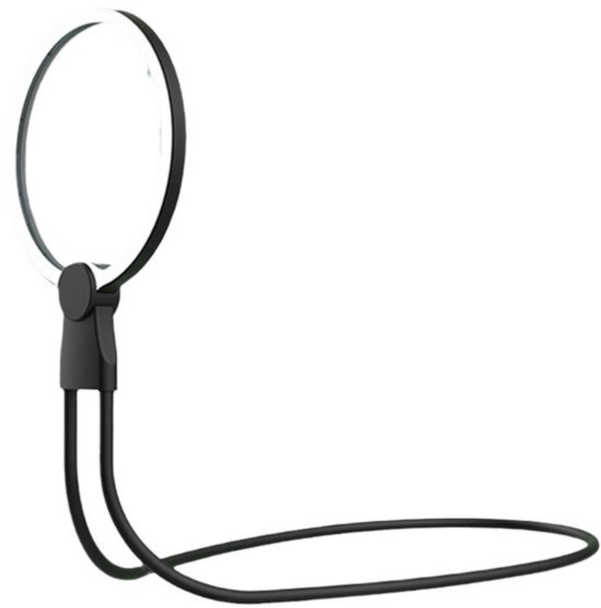 Deze 3x nekvergrootglas heeft een ingebouwd lampje en is uitgerust met 24 ultraheldere LED's. Het is een handsfree vergrootglas, ideaal voor senioren om boeken te lezen en te naaien.