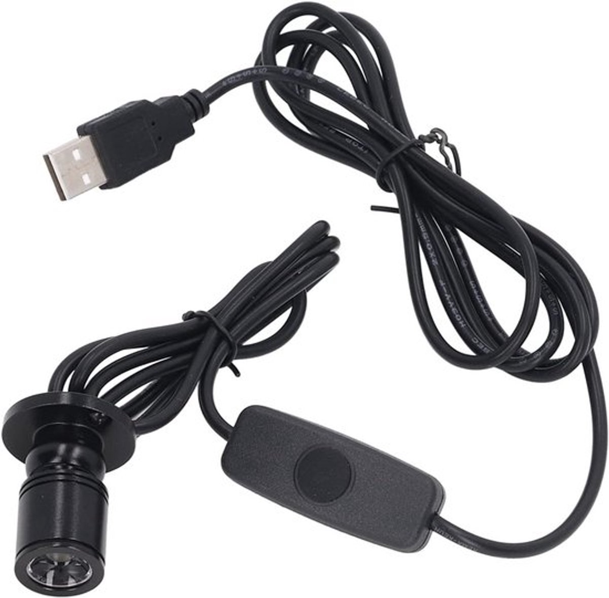 Dimbare USB LED Spot Mini Verlichting met Lange Kabel voor Kast, Vitrine en Schilderij