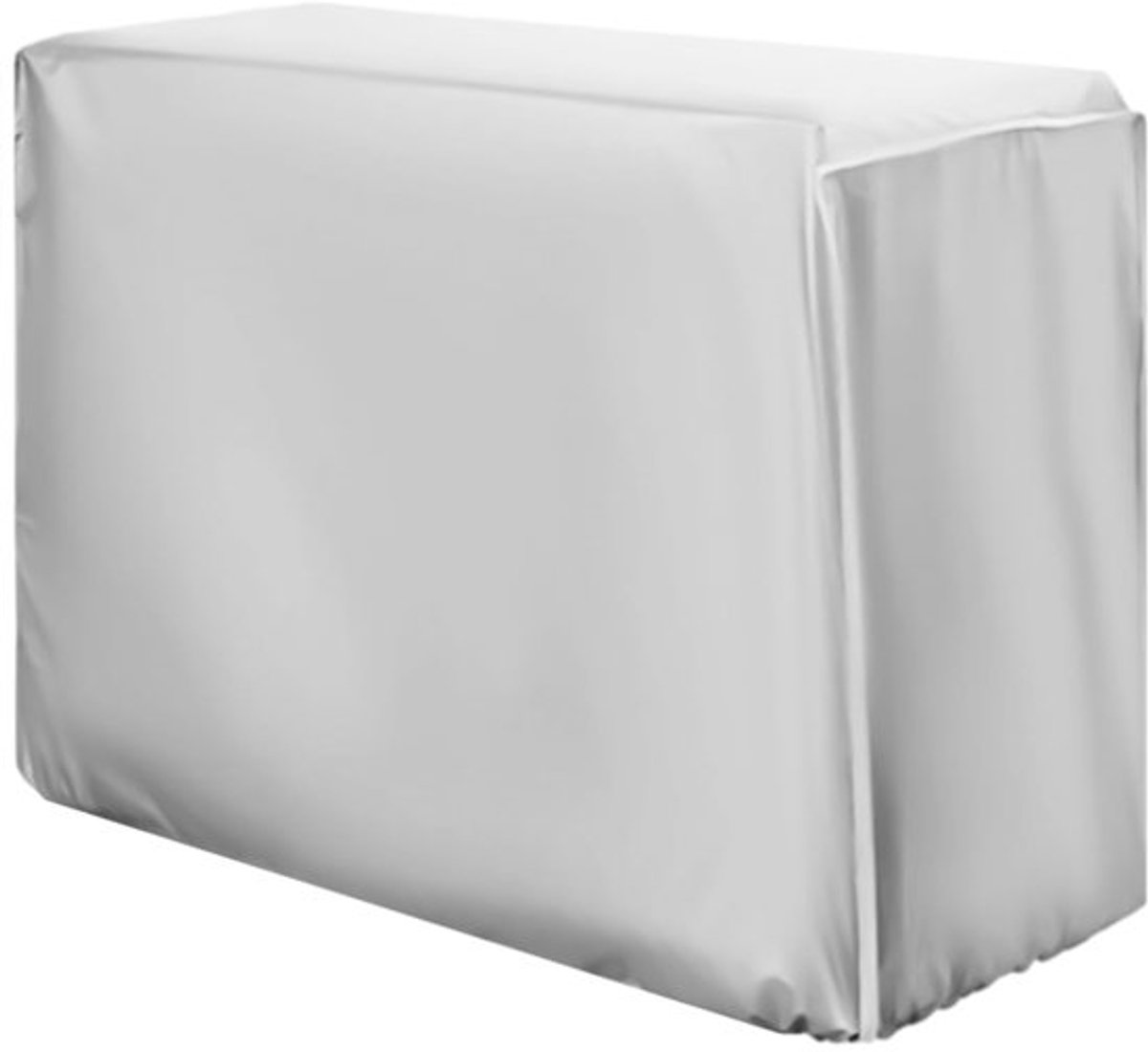 1 stuk, 80 x 28 x 54 cm, Buiten Airconditioning Cover, Beschermhoes voor Airconditioning, Stofdicht, Waterdicht, Roestvrij en Verouderingsbestendig (Zilver)