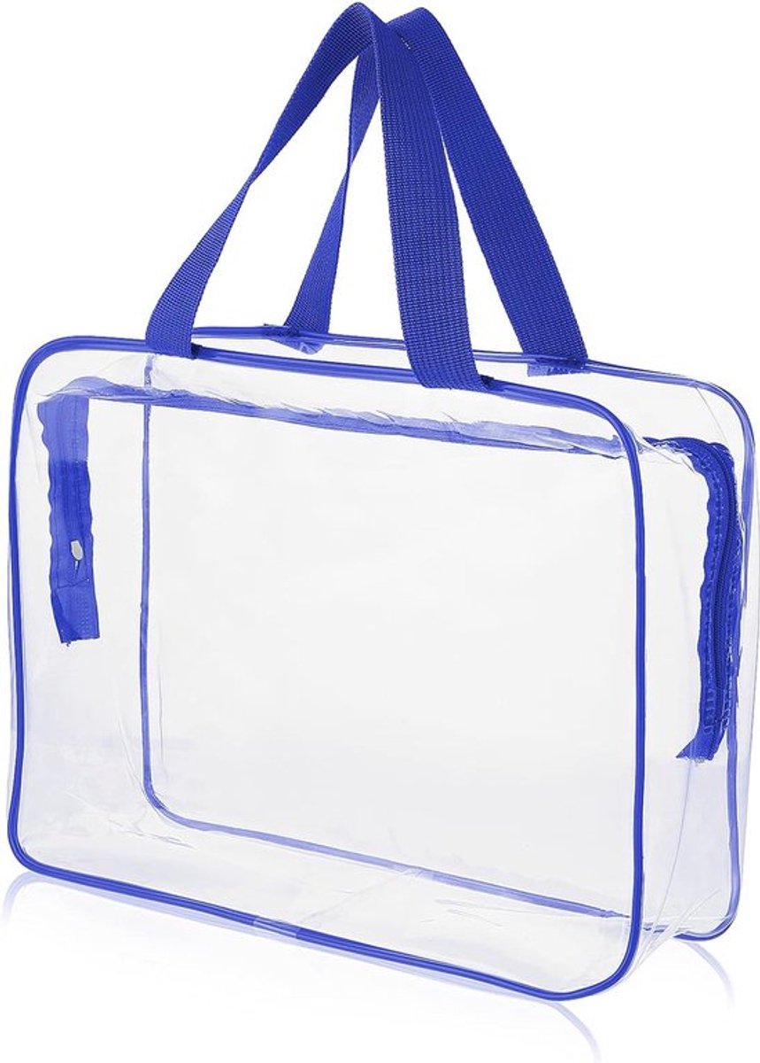 Transparante draagtas en een doorzichtige gymtas, voor werk, sport, games en concerten
