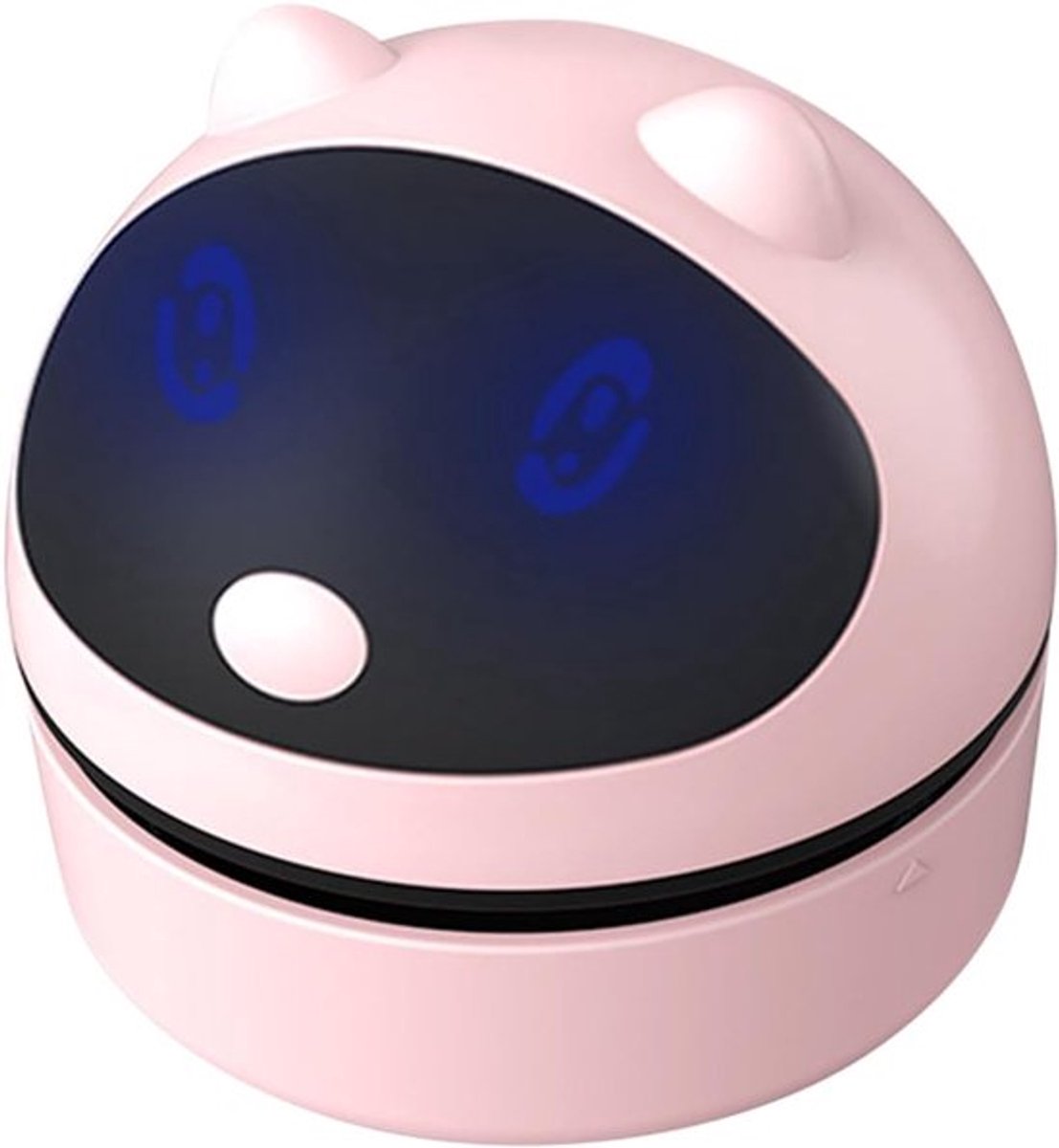 Stofzuiger - Schattig robotontwerp - Tafelmodel stofzuiger - Draadloos en USB-oplaadbaar - Compact en lichtgewicht (Roze)