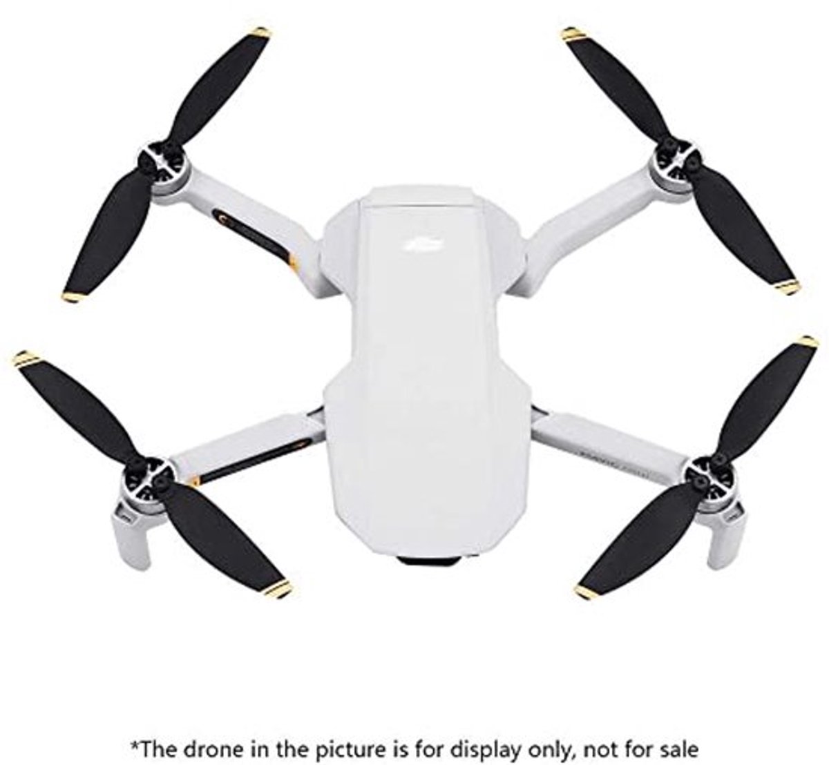 2 paar propeller-drone voor DJI Mavic Mini, geluidsarme propellers, krachtige duw-drone-accessoires, gouden afwerking
