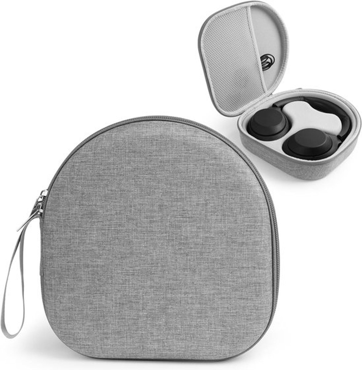 Koptelefoonhoes - harde hoes - koptelefoon-etui - Waterbestendig - koptelefoonhoes - Harde Beschermhoes - Opberghoes - Stootvast - Meeste koptelefoons passen - geschikt voor JBL - Sony