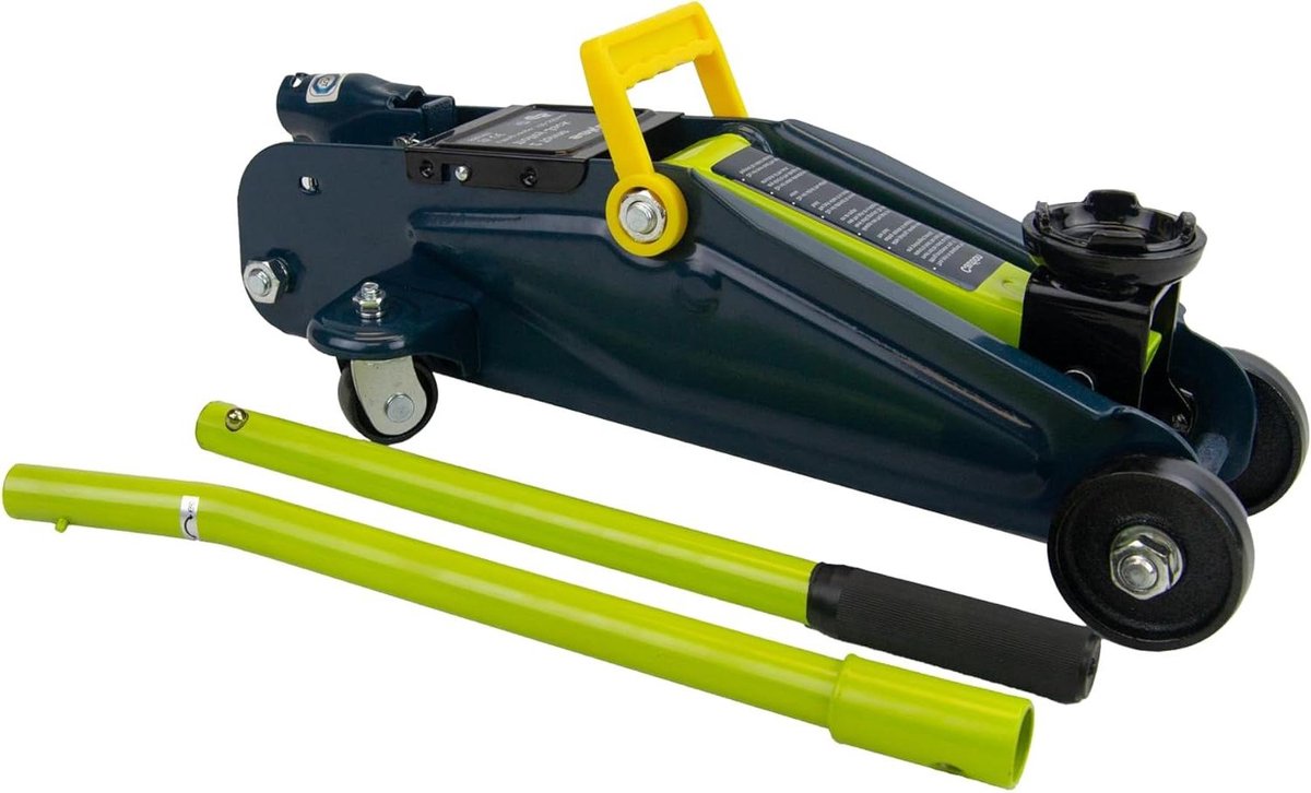 Hydraulische Krik - Auto Krik - Voertuigen Hefben - TÜV/GS Goedgekeurd - 2 Ton Capaciteit - Groen