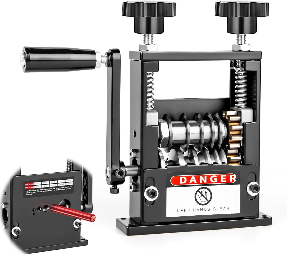 SnelShoppen - Handmatige Kabel Stripmachine met 6 Kanalen en 5 Bladen, Voor 3-17mm Koper Draad, Duurzaam en Betrouwbaar, Ideaal voor Elektrische Draad