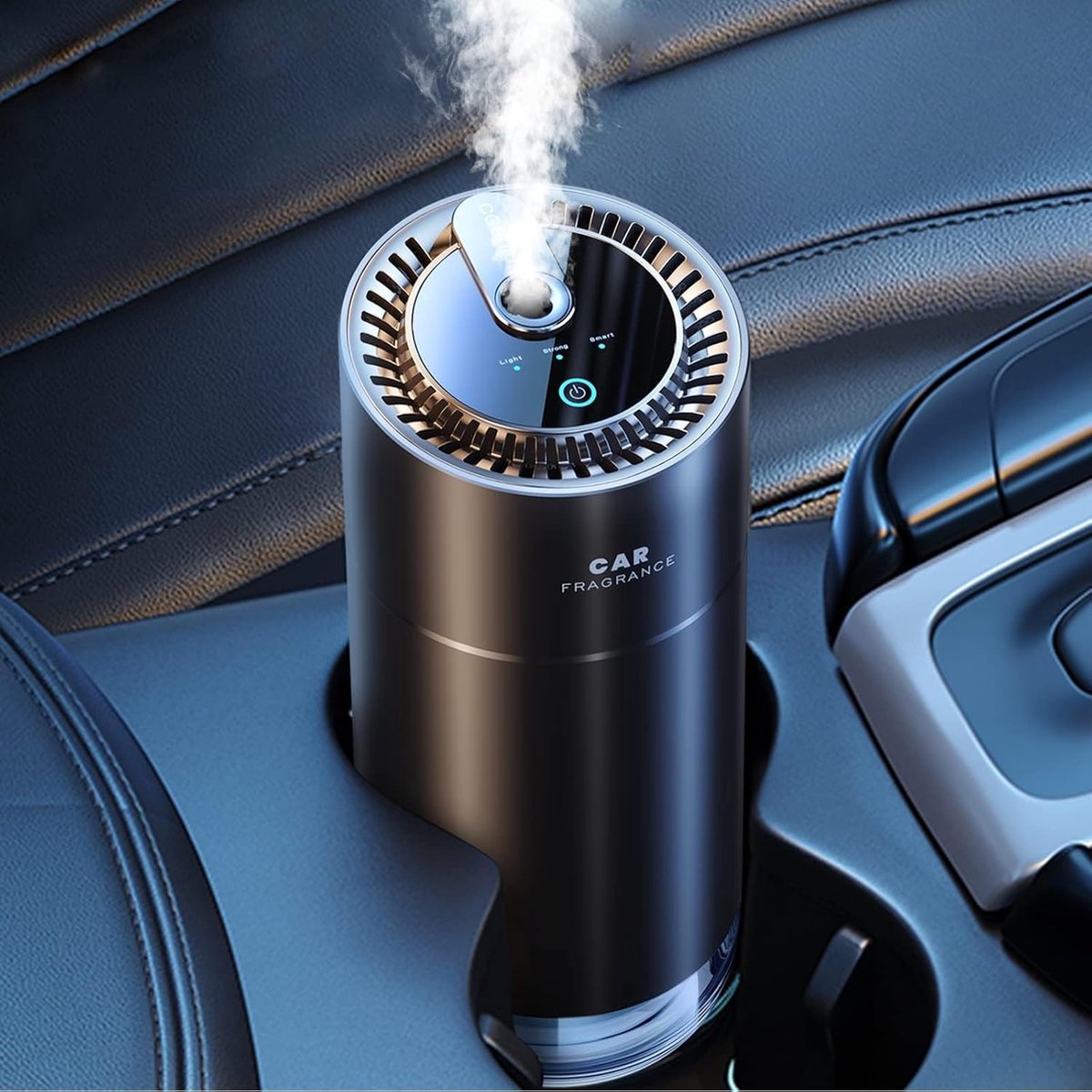 SnelShoppen - Ceeniu F26 Auto Luchtverfrisser - Ultrasonic Atomizer - Slimme Geur Controle - 45 ml Natuurlijke Auto Parfum - Duurzaam en Verfrissend -