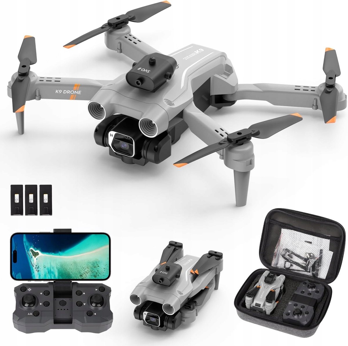 Bedee Drone met dubbele camera - quadcopter - 4K thumbnail 3