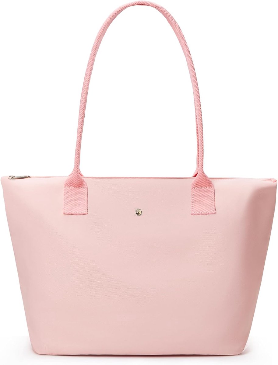 SnelShoppen - Grote Waterdichte Handtas voor Dames, Shoppertas, Schoudertas voor Werk, Kantoor, Reizen, Winkelen en School - Ruime Tas in Diverse Kleu