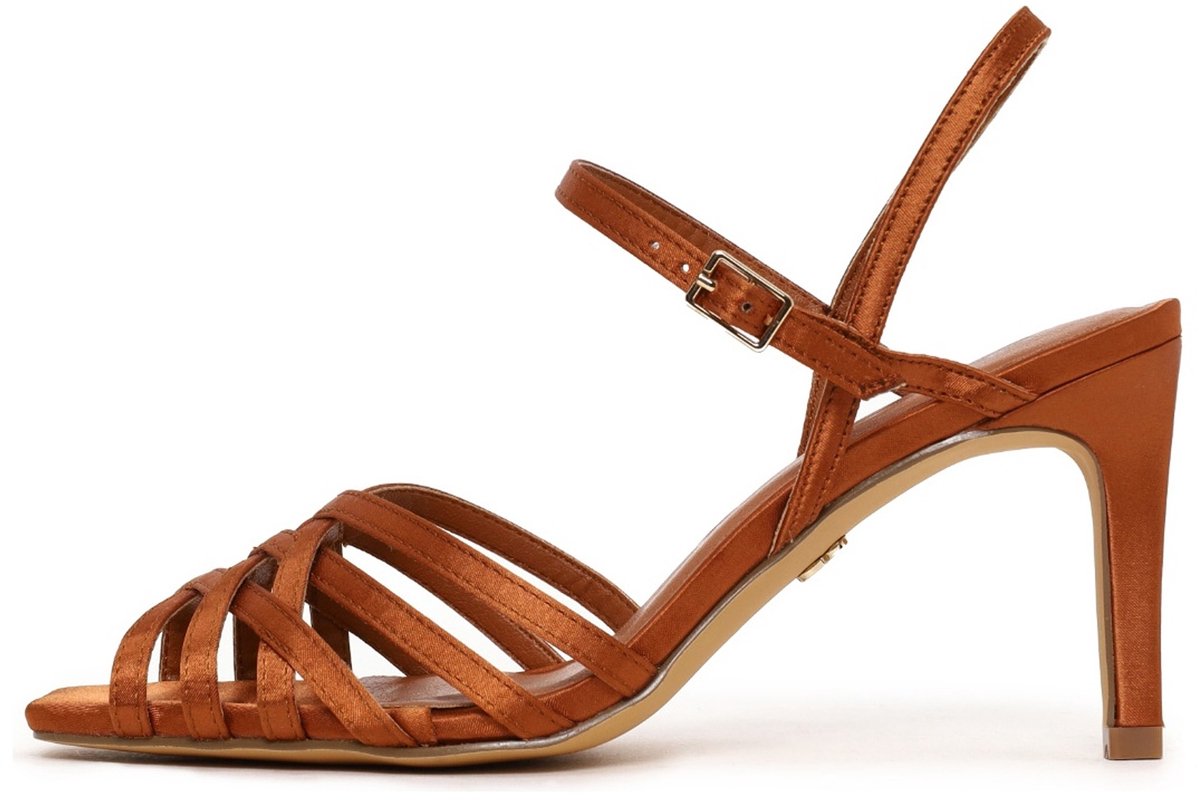 DERIMOD Sandalen Met Hoge Hak Textiel High Heel Sandalen