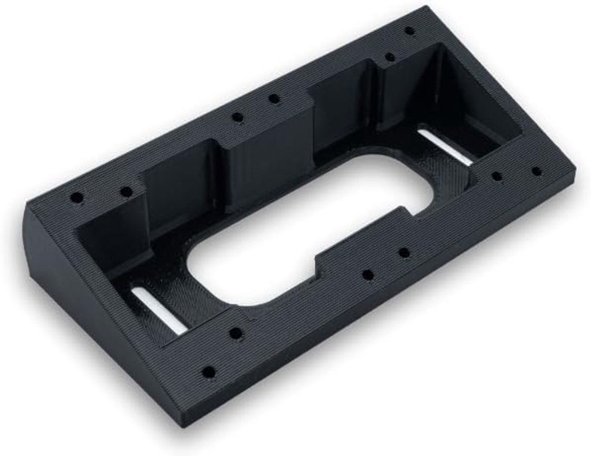 SnelShoppen - MHT-3D Wedge Houder voor Ring Deurbel 20° - Geschikt voor Ring 1/2/3/3+/4 - Hoekverstelling - Zwart - Hoge Kwaliteit Plastic