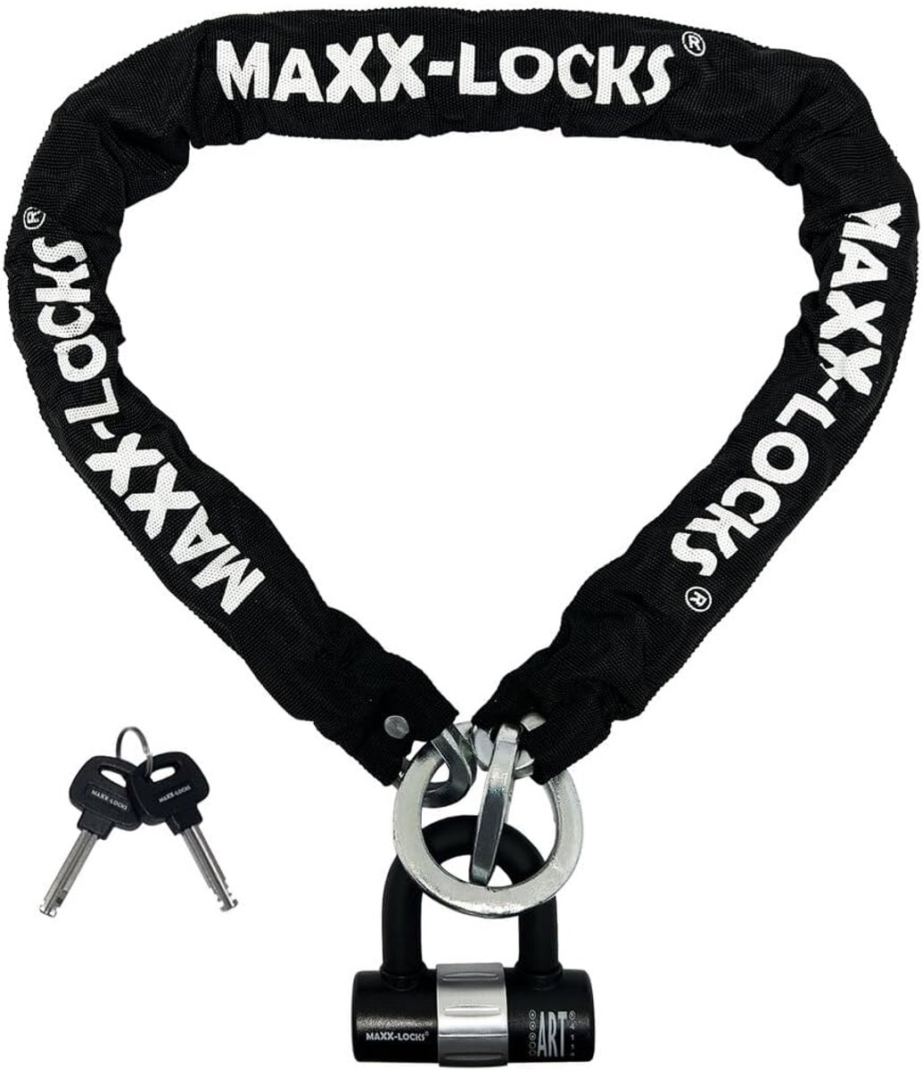 SnelShoppen - Premium Scooter Slot Kettingslot ART3 (100 cm) | Versterkt Stalen Ketting, Waterproof, Geschikt voor Scooters, Mopeds, E-bikes