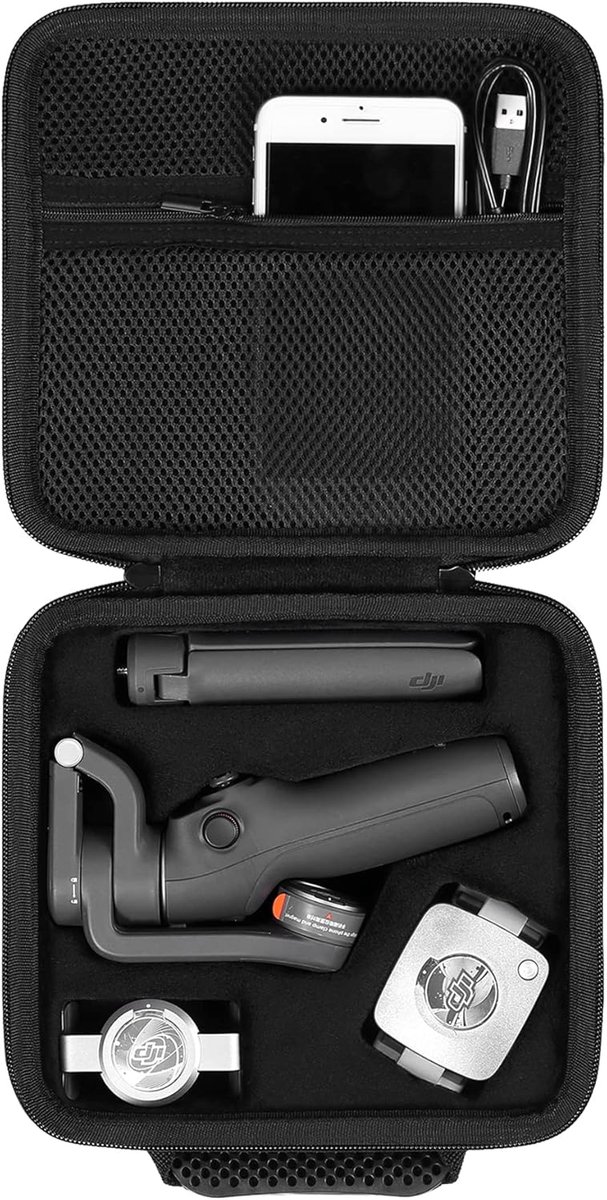 SnelShoppen - Hard Travel Opbergkoffer voor Smartphone Gimbal Stabilizer, Compacte Beschermhoes voor 3-assige Telefoon Gimbal, Ideaal voor DJI OSMO Mo