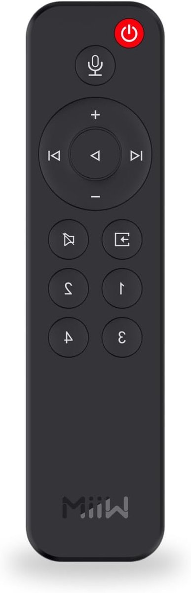 Voice afstandsbediening voor audio streamer - Push-to-Talk met 4 preset muziekknoppen