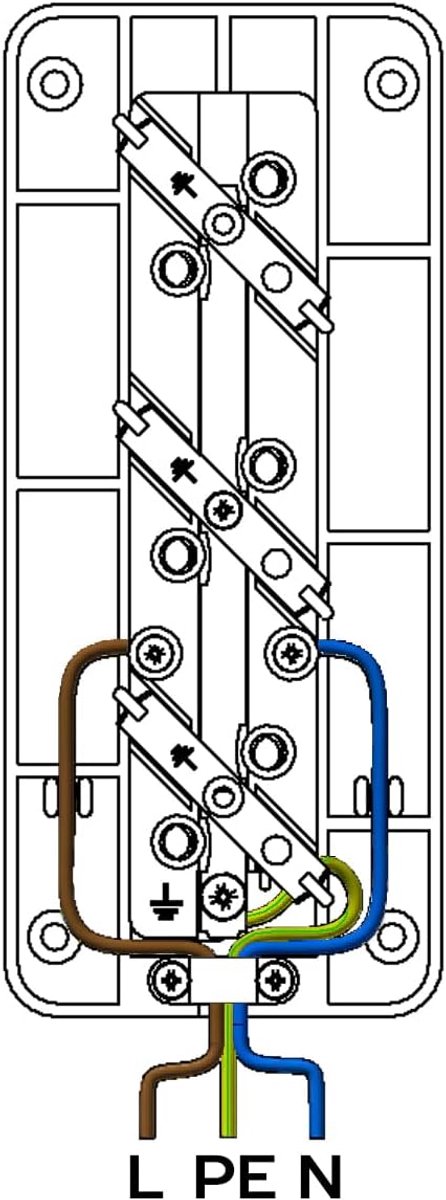 SnelShoppen - 3-voudige opbouwstopcontact, 4 stopcontacten, meervoudige stekkerdoos, zwart, zonder kabel, EU-geproduceerd, ideaal voor thuis, kantoor,