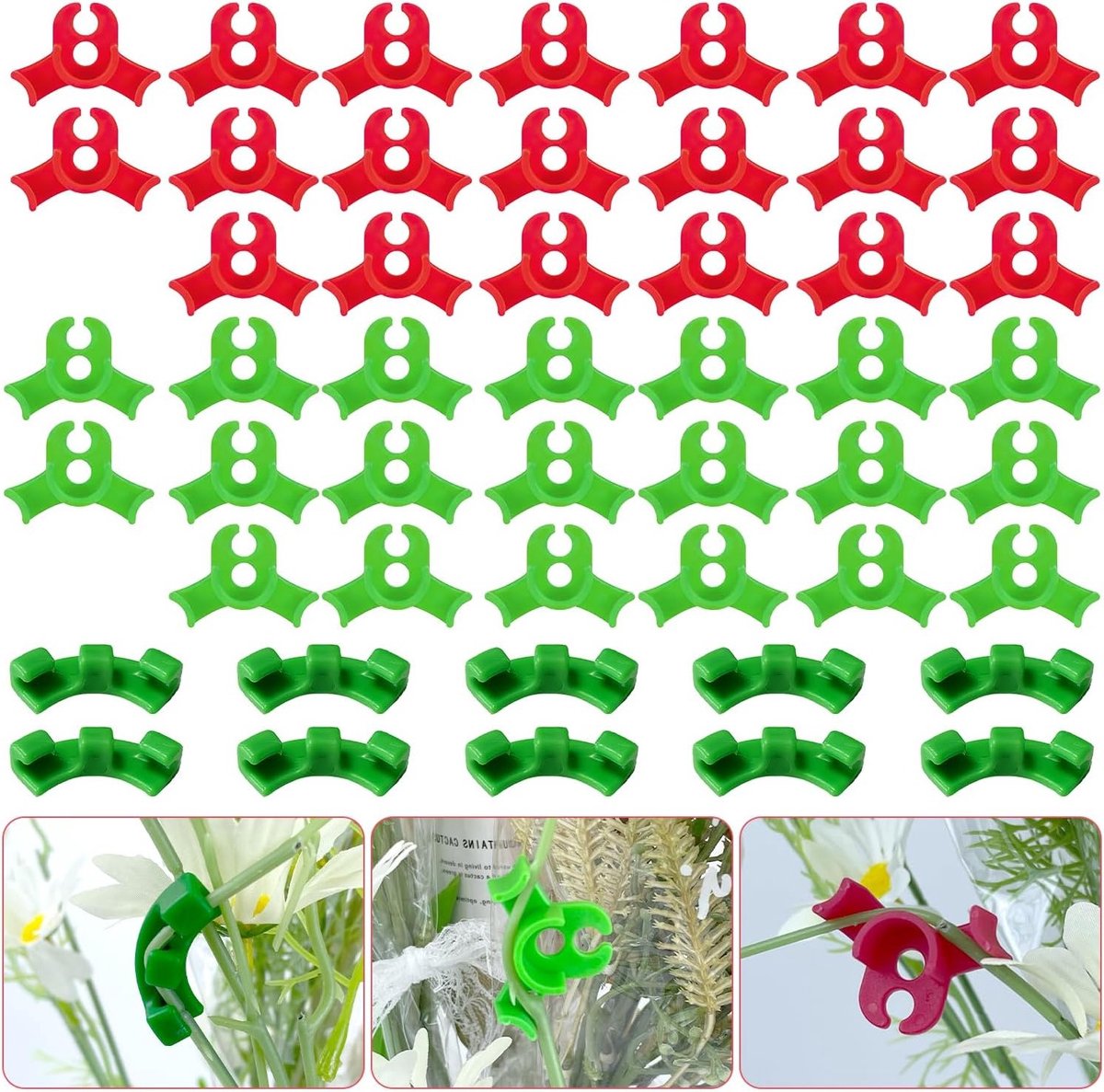 50 Stuks Plant Bender Clips voor Ondersteuning en Groei van Planten - 90 Graden Hoek Plant Trainingsclips voor Stressvrije Plantverzorging en Steun