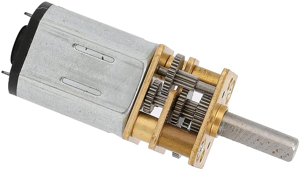 Mini Motor - Tandwiel Motor - Modelbouw Projecten - Snelheidsreductie - 6 Volt - Metaal